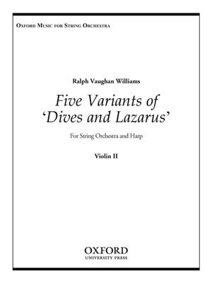 Ralph Vaughan Williams: Five Variants On 'Dives And Lazarus': Streichensemble