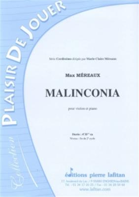 Max Méreaux: Malinconia: Violine mit Begleitung