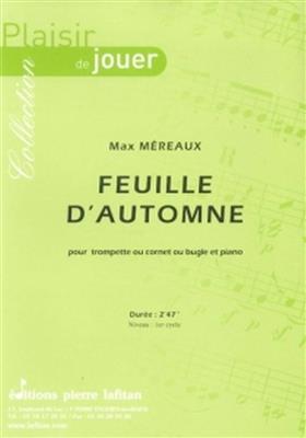 Max Mereaux: Feuille d'Automne: Trompete mit Begleitung
