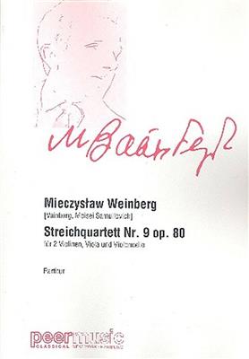 Mieczyslaw Weinberg: Streichquartett Nr 9 Opus 80: Streichensemble