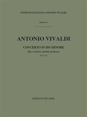 Antonio Vivaldi: Concerto Per Vl., Archi E B.C.: Per 2 Vl.: Violinensemble