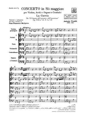 Antonio Vivaldi: Concerto Per Violino, Archi E BC: In Si Bem Rv 362: Streichensemble