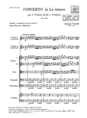 Antonio Vivaldi: Concerto in La Minore (a minor): Streichensemble