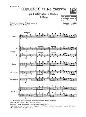Antonio Vivaldi: Concerto in Re Maggiore (D Major): Kammerensemble
