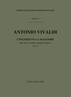 Antonio Vivaldi: Concerto For Viola D'Amore In La RV 396: Viola Solo