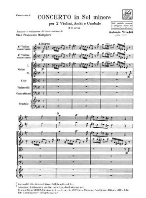 Antonio Vivaldi: Concerto In Sol Min. RV 517: Violinensemble