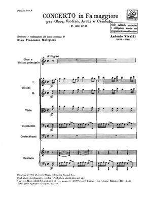Antonio Vivaldi: Concerto Per Strumenti Diversi, Archi E B.C.: In: Kammerensemble