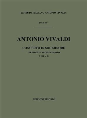 Antonio Vivaldi: Concerto per Fagotto, Archi e BC in Sol Rv 495: Fagott mit Begleitung