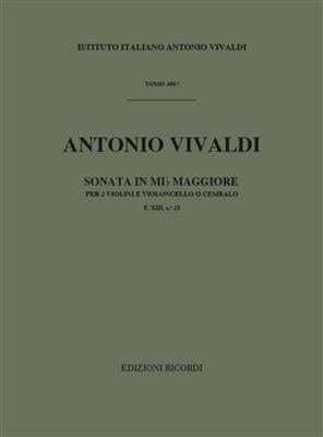 Antonio Vivaldi: Sonata per 2 violini e BC in Mi Bem Rv 65: Violin Duett