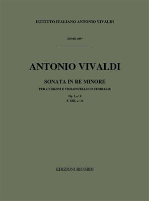 Antonio Vivaldi: Sonata per 2 violini e BC in Re Min Rv 64: Streichtrio