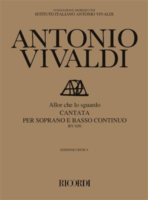 Antonio Vivaldi: Allor Che Lo Sguardo Rv 650: Gesang mit Klavier