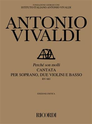 Antonio Vivaldi: Perche Son Molli Rv 681: Opern Klavierauszug