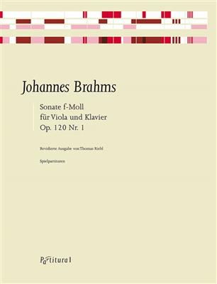 Johannes Brahms: Sonata F Minor, Op. 120,1 For Viola and Piano: (Arr. Thomas Riebl): Viola mit Begleitung