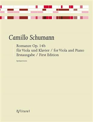 Camillo Schumann: Romanze Op. 14b for Viola and Piano: Viola mit Begleitung