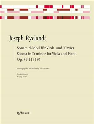 Joseph Ryelandt: Sonata d-Moll für Viola und Klavier, Op.73: Viola mit Begleitung