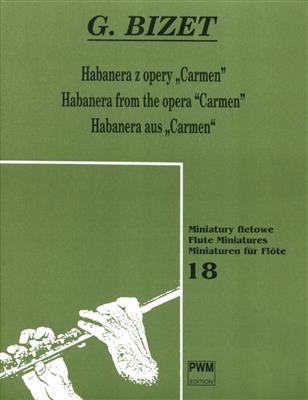 Georges Bizet: Habanera From Carmen: Flöte mit Begleitung
