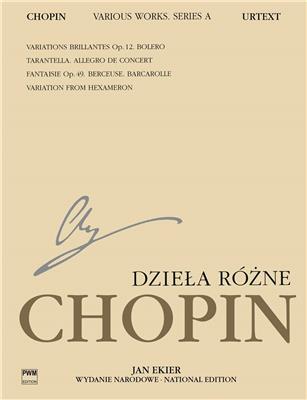 Frédéric Chopin: National Edition 12A, Various works Volume XII: Klavier Solo