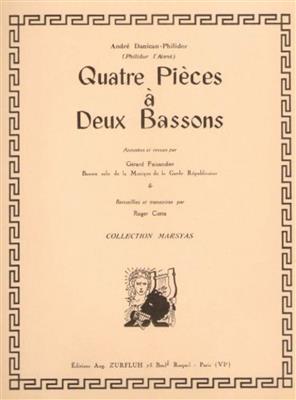 André Danican Philidor: Quatre Pieces a 2 Bassons: Fagott Solo