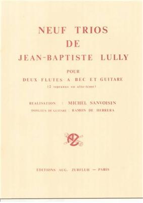 Jean-Baptiste Lully: Neuf Trios Jean-Baptiste Lully: Blockflöte