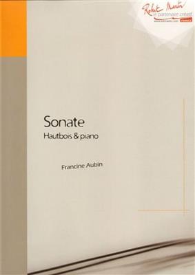 Francine Aubin: Sonate Pour Hautbois et Piano: Oboe mit Begleitung