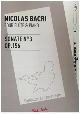 Nicolas Bacri: Sonate N°3 Op.156: Flöte mit Begleitung