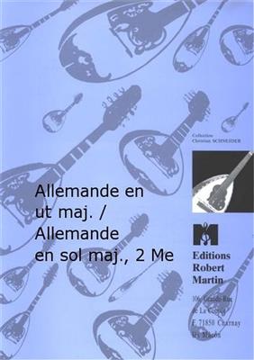 Michel Corrette: Allemande En Ut Majeur / Allemande En Sol Majeur: Mandoline