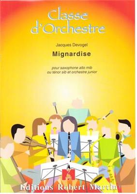 Jacques Devogel: Mignardise: Blasorchester mit Solo
