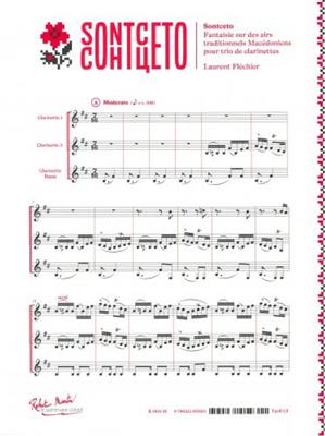 Laurent Flechier: Sontceto Trio De Clarinettes: Klarinette Ensemble