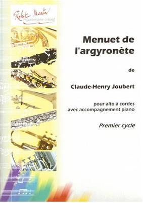 Claude-Henry Joubert: Menuet de l'Argyronète: Viola mit Begleitung