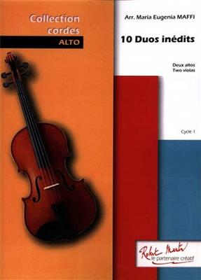 10 Duos Inédits: (Arr. Maria Eugénia Maffi): Viola Duett