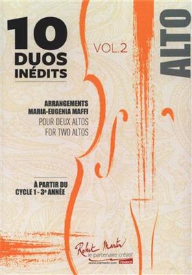 Maria Eugénia Maffi: 10 Duos Inedits Vol. 2: Viola Duett