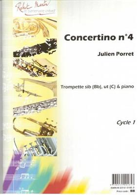 Julien Porret: Concertino N°4: Trompete mit Begleitung