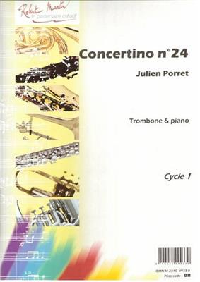 Julien Porret: Concertino N°24: Posaune mit Begleitung