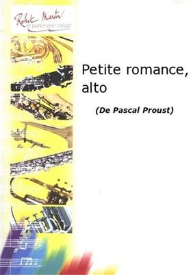 Pascal Proust: Petite Romance: Altsaxophon mit Begleitung