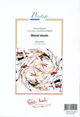 Pascal Zavaro: Metal Music: (Arr. Laurent Langard): Blasorchester