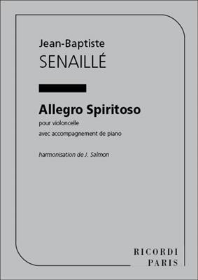 Jean-Baptiste Senaillé: Allegro Spiritoso: Cello mit Begleitung