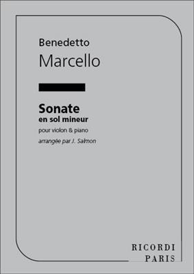 Benedetto Marcello: Sonate En Sol Mineur Violon Et Piano (Salmon: Violine mit Begleitung