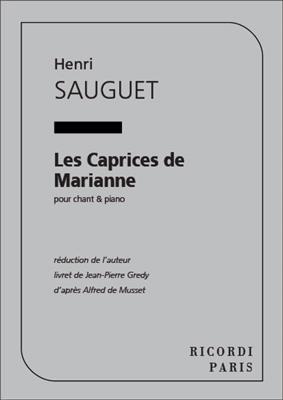 Henri Sauguet: Caprices De Marianne Chant Et Piano: Gesang mit Klavier
