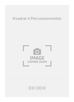 Vinko Globokar: Kvadrat 4 Percussionnistes: Sonstige Percussion