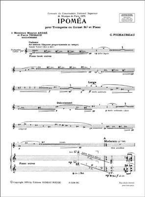 Claude Pichaureau: Ipomea Trompette-Piano: Trompete Solo