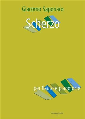 Giacomo Saponaro: Scherzo per Flauto e Pianoforte: Flöte mit Begleitung