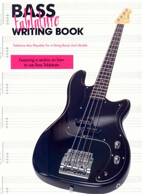 Bass Tablature Writing Book: Notenpapier