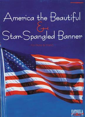 America The Beautiful and Star Spangled Banner: Flöte mit Begleitung