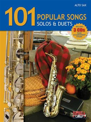 101 Popular Songs Solos and Duets: Altsaxophon