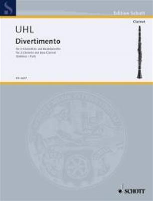 Alfred Uhl: Divertimento - Clarinet ens.: Klarinette Ensemble