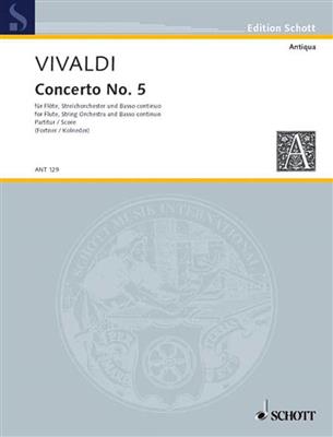 Antonio Vivaldi: Concerto No. 5 op. 10/5 RV 434/PV 262: Streichorchester mit Solo