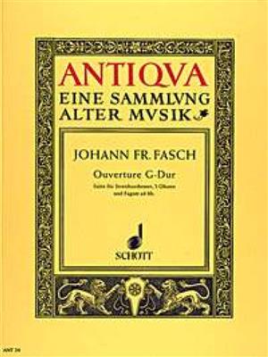 Johann Friedrich Fasch: Overture G major: Streichorchester