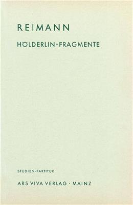 Aribert Reimann: Hölderlin-Fragmente: Orchester mit Solo