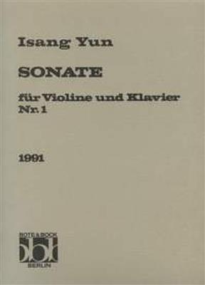 Isang Yun: Sonata No. 1: Violine mit Begleitung