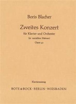 Boris Blacher: Piano Concerto No. 2 op. 42: Orchester mit Solo